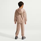 Conjunto de 2 piezas con sudadera sin cierre de French Terry oversized para niños talla pequeña Nike Sportswear In The Zone