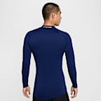 Nike Pro Men's Dri-FIT Fitness Mock-Neck Long-Sleeve Top