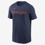 Houston Astros City Connect Wordmark Men's Nike MLB T-Shirt - Navy