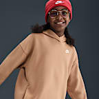 Nike Sportswear Club Fleece Big Kids' Oversized Pullover Hoodie