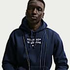 Sudadera con gorro sin cierre de halterofilia para hombre Nike