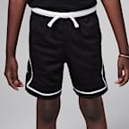 Shorts deportivos Dri-FIT con diseño de diamante para niños talla pequeña Jordan