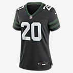 Breece Hall New York Jets Women's Nike NFL Game Football Jersey - Black