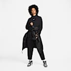 Nike Sportswear Phoenix Fleece Women's Over-Oversized Mock-Neck 3/4-Sleeve Sweatshirt
