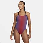 Nike HydraStrong Charge Women's 1-Piece Swimsuit - Multi-Color