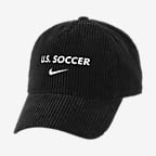 USMNT Nike Soccer Corduroy Cap - Black