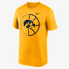 Iowa Legend Basketball Icon Men's Nike Dri-FIT College T-Shirt - Gold