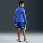 Playera de manga larga Dri-FIT para niño talla grande Nike Swim Hydroguard