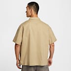 Nike Life Men's Linen Short-Sleeve Button Down