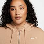 Nike Sportswear Phoenix Fleece Women's Oversized Long Full-Zip Hoodie (Plus Size)
