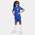 FFF (herenelftal) 2024/25 Match Thuis Nike Dri-FIT ADV authentiek voetbalshirt voor kids