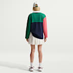 ナイキ スポーツウェア ウィメンズ オーバーサイズド ロングスリーブ ポロ