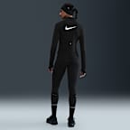 Playera de running Dri-FIT de cierre de 1/4 para mujer Nike Tempo Swoosh Run