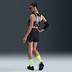 Shorts de correr Dri-FIT de tiro medio con forro de ropa interior para mujer Nike Tempo