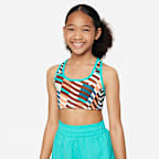 Nike Swoosh Older Kids' (Girls') Reversible Sports Bra