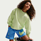 Nike Sportswear Club Big Kids' French Terry Shorts