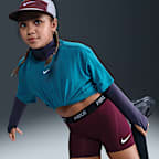 Nike One Relaxed Big Kids' (Girls') Dri-FIT Short-Sleeve Top