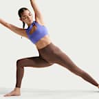 Legging taille haute coupe longue sans couture avant Nike Zenvy pour femme