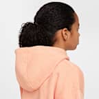 Sudadera con gorro sin cierre oversized para niños talla grande Nike Sportswear Club Fleece
