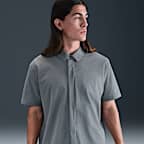 Nike 24.7 PerfectStretch Men's Dri-FIT Short-Sleeve Snap-Down Top