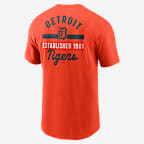 Detroit Tigers 2-Hit Men's Nike MLB T-Shirt