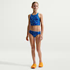 Conjunto de midkini con tirantes cruzados para niña talla grande Nike Swim