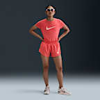 Nike One Swoosh ウィメンズ Dri-FIT ショートスリーブ ランニングトップ