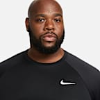 Playera de manga corta Dri-FIT UV para hombre (personas altas y tallas grandes) Nike Swim Hydroguard Essential