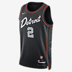 Cade Cunningham Detroit Pistons City Edition 2023/24 Men's Nike Dri-FIT NBA Swingman Jersey - Black