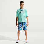 Nike Swim Hydroguard Big Kids' (Boys') Dri-FIT UV Short Sleeve Top