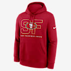 San Francisco 49ers Busted Play Club Men's Nike NFL Pullover Hoodie - Red