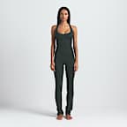 Leggings rectos de tiro alto con panel en V para mujer NikeSKIMS Matte