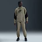 Sudadera con gorro sin cierre de tejido Fleece para hombre Nike Air