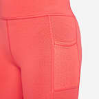 Nike Dri-FIT One Big Kids' (Girls') Leggings with Pockets