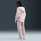 Pants de tejido Fleece Therma-FIT de tiro medio para mujer Nike One