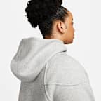 Sudadera con gorro de cierre completo para mujer talla grande Nike Sportswear Tech Fleece Windrunner