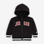 Conjunto de 3 piezas con sudadera con gorro estilo jersey 23 de cierre completo para bebé (de 3 a 6 meses) Jordan