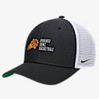 Phoenix Suns 2024/25 Rise Icon Edition Nike NBA Trucker Cap - Black