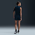 Shorts de correr Dri-FIT de tiro medio con forro de ropa interior para mujer Nike Tempo