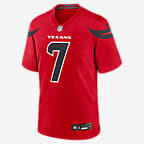 C.J. Jersey de fútbol americano Nike de la NFL Game para hombre C.J. Stroud Houston Texans - Rojo