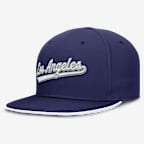 Gorra Nike Dri-FIT de la MLB ajustada para hombre Los Angeles Dodgers True