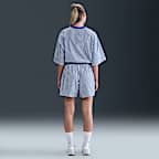 Nike Sportswear Chill Poplin normál fazonú, csíkos női póló