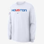 Houston Texans Rivalries Collection Max90 Men's Nike NFL Long-Sleeve T-Shirt - White
