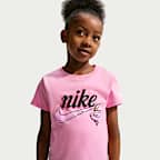 Nike Little Kids' Connected T-Shirt - Pink Rise