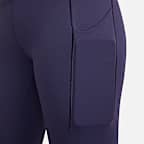 Nike Universa Women's High-Waisted 7/8 Leggings with No Front Seam
