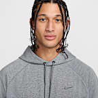 Nike Primary Fleece Sudadera con gorro sin cierre de alto rendimiento Dri-FIT con protección UV para hombre