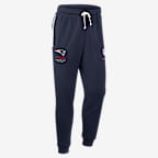 Pants de pierna entallada Nike Dri-FIT de la NFL para hombre New England Patriots Sideline Standard Issue - Azul marino