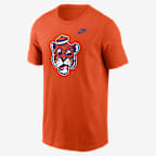 Playera universitaria Nike para hombre Clemson Tigers Legacy Alternate Logo - Naranja