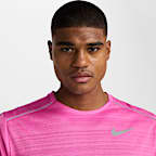 Haut de running à manches courtes Nike Miler pour Homme