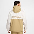 Chamarra tipo anorak Marina para hombre Nike Club